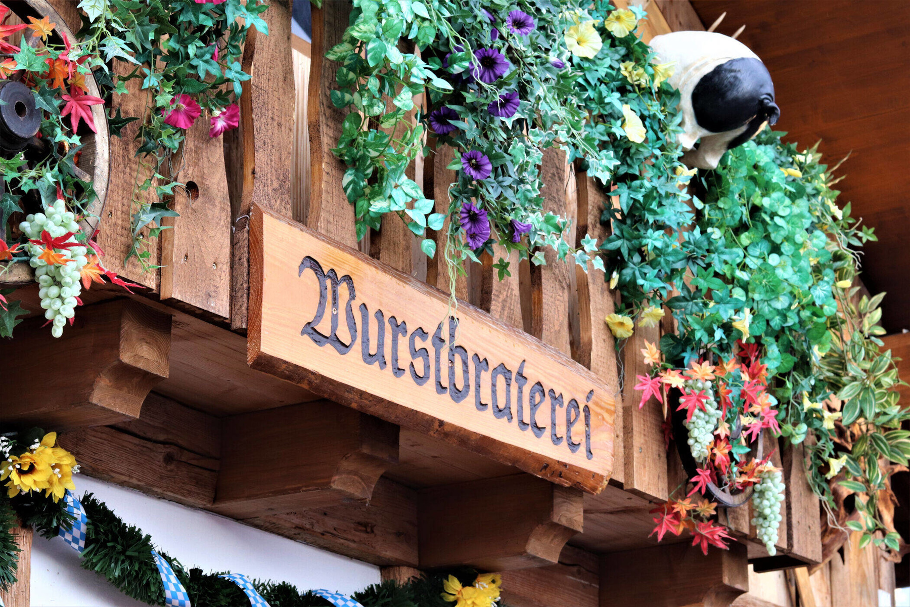 Oktoberfeststand der Gaststätte am Ziel